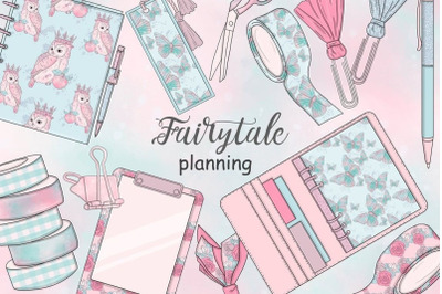 Fairy Tale Planning Collection Clipart