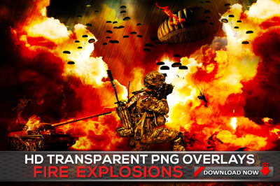 100 TRANSPARENT PNG Fire And Explosion Overlays