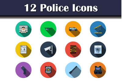 Police Icon Set