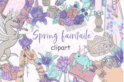 Spring Fairy Tale Clipart