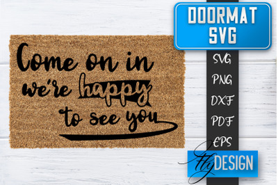 Doormat SVG | Welcome Quotes SVG | Doormat SVG Design