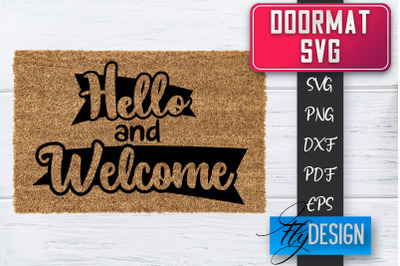 Doormat SVG | Welcome Quotes SVG | Doormat SVG Design