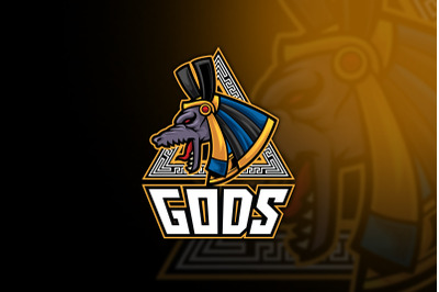 Egyptian Gods Set Esport Logo Template