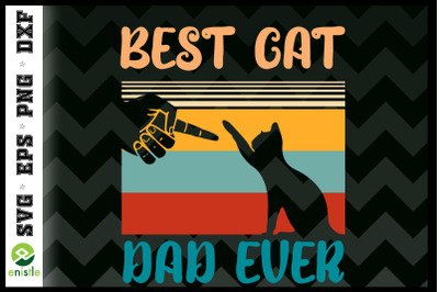 Best Cat Dad Ever Funny Cat Daddy