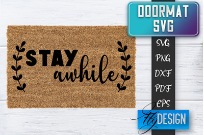 Doormat SVG | Welcome Quotes SVG | Doormat SVG Design