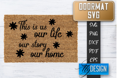 Doormat SVG | Welcome Quotes SVG | Doormat SVG Design