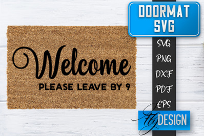 Doormat SVG | Welcome Quotes SVG | Doormat SVG Design