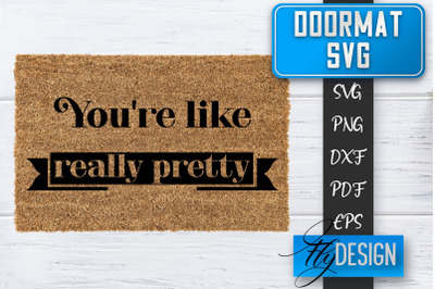 Doormat SVG | Welcome Quotes SVG | Doormat SVG Design