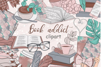 Book Addict Clipart