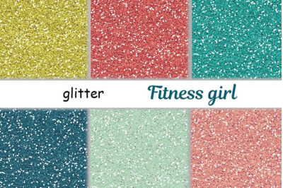 Fitness Girl Glitter