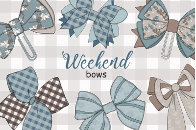 Weekend Bows Clipart