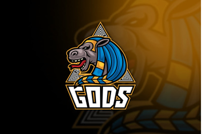 Egyptian Gods Tawaret Esport Logo Template