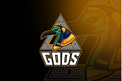 Egyptian Gods Thot Esport Logo Template