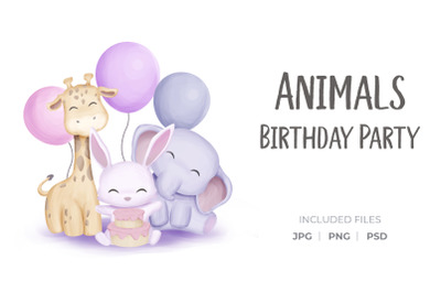 Animals Birthday Party