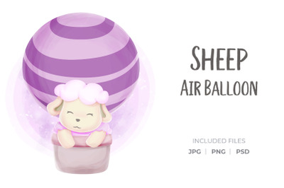 Sheep Air Balloon