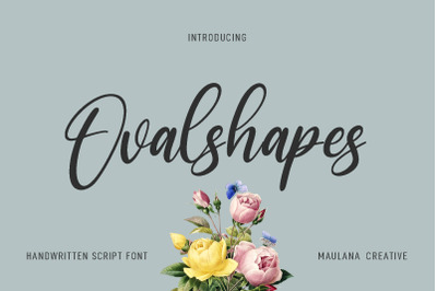 Ovalshapes Script Font