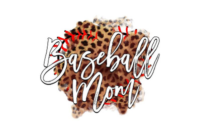 Leopard Baseball Mom Sublimation