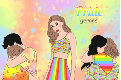 Pride Heroes Clipart