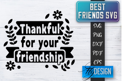 Best Friends SVG | Best Friends Quotes SVG | Friends SVG Design