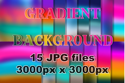 Ocean Gradient Digital Paper Pack, Gradient Background