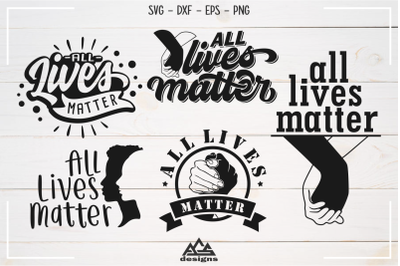 All Lives Matter Svg Design