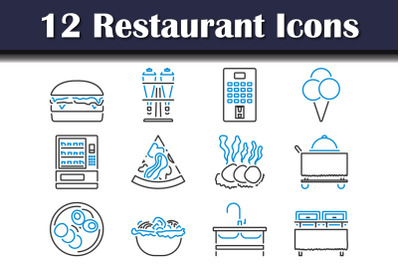 Restaurant Icon Set