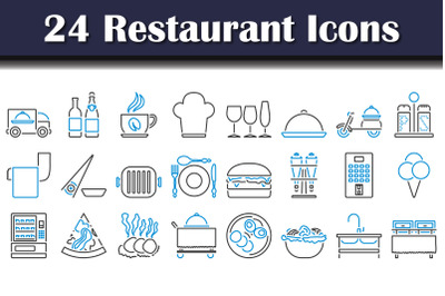 Restaurant Icon Set