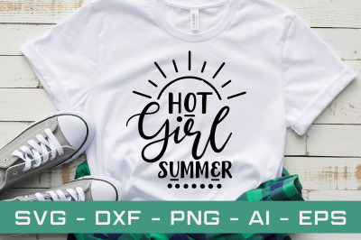 hot girl summer svg cut file