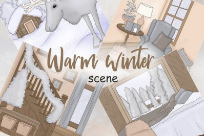 Warm Winter Scene