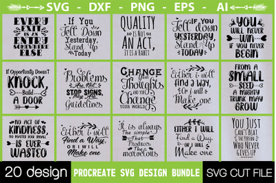 Procreate SVG Design Bundle
