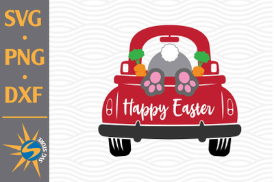 Happy Easter Truck SVG, PNG, DXF Digital Files Include