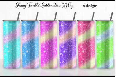 Glitter Tumbler Sublimation Design