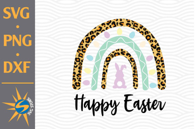 Happy Easter Rainbow SVG, PNG, DXF Digital Files Include