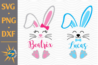 Easter Head SVG, PNG, DXF Digital Files Include