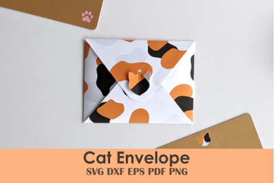Cat Envelope Template and Cards