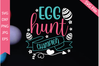 Egg hunt champion