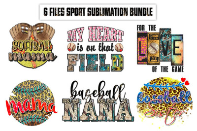 Baseball Sport Sublimation Bundle