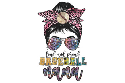 Loud And Proud Baseball Nana Sublimation