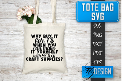 Tote Bag SVG | Tote Bag Quotes SVG | Shopping Bag Sayings SVG Tote Bag