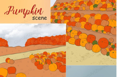 Pumpkin Scene