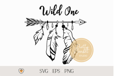 Boho arrow svg #2, Tribal svg, Wild One svg, png files