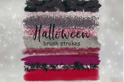 Halloween Brush Strokes Clipart