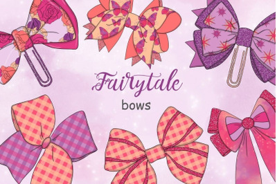 Fairy Tale Bows Clipart