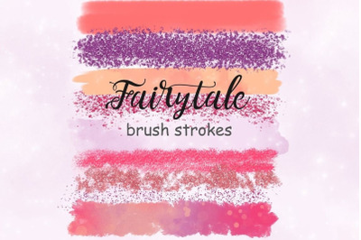 Fairy Tale Brush Strokes Clipart