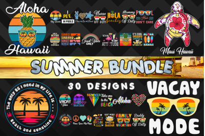 Summer Bundle SVG 30 designs