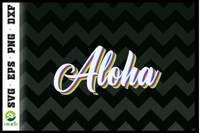 Vintage Aloha Hawaii Beach Summer