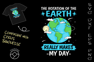 Rotation of the Earth Makes My Day