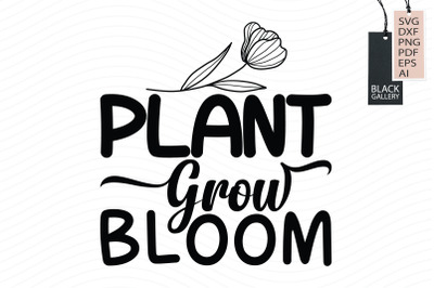 Plant Grow Bloom Svg