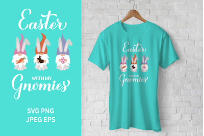 Easter with my gnomies. Easter gnomes SVG