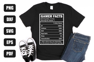 Gamer Svg, Gaming Svg, Gamer Facts Svg, Nerd Svg
